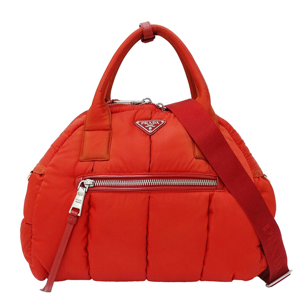 Prada PRADA Women's Handbag, Brand Handbag/Shoulder Bag, 2-way, Nylon, Tessut...